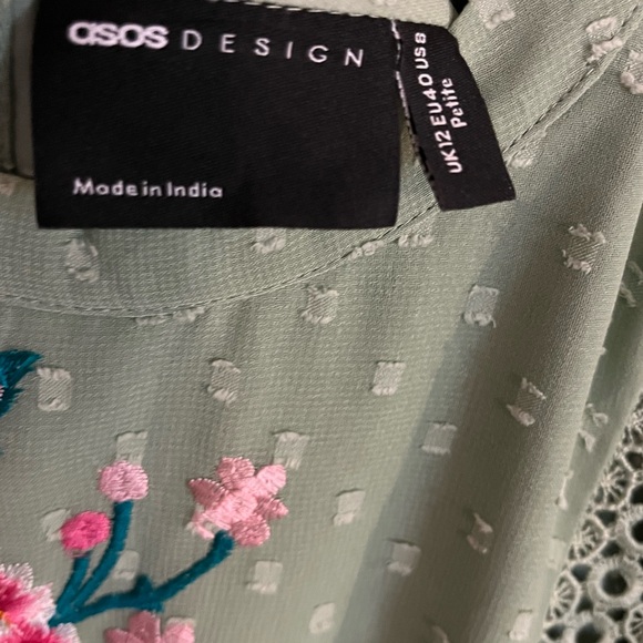 ASOS Petite Dresses & Skirts - Petite size 8 NWT Asos embroidered dress.